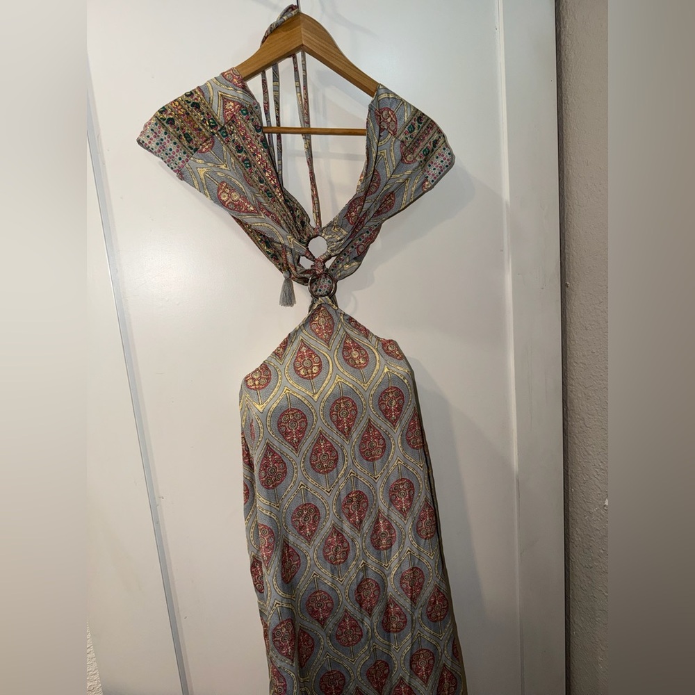 Women’s Long Dress With O-Ring Sz S/M